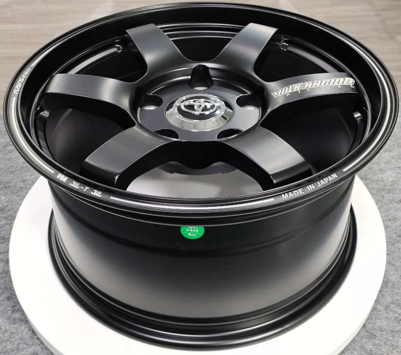 1 Piece Forged T6061 Alloy Rims Sport Aluminum Wheels for Customized T6061 Material with Matt Black+Milling Engravings