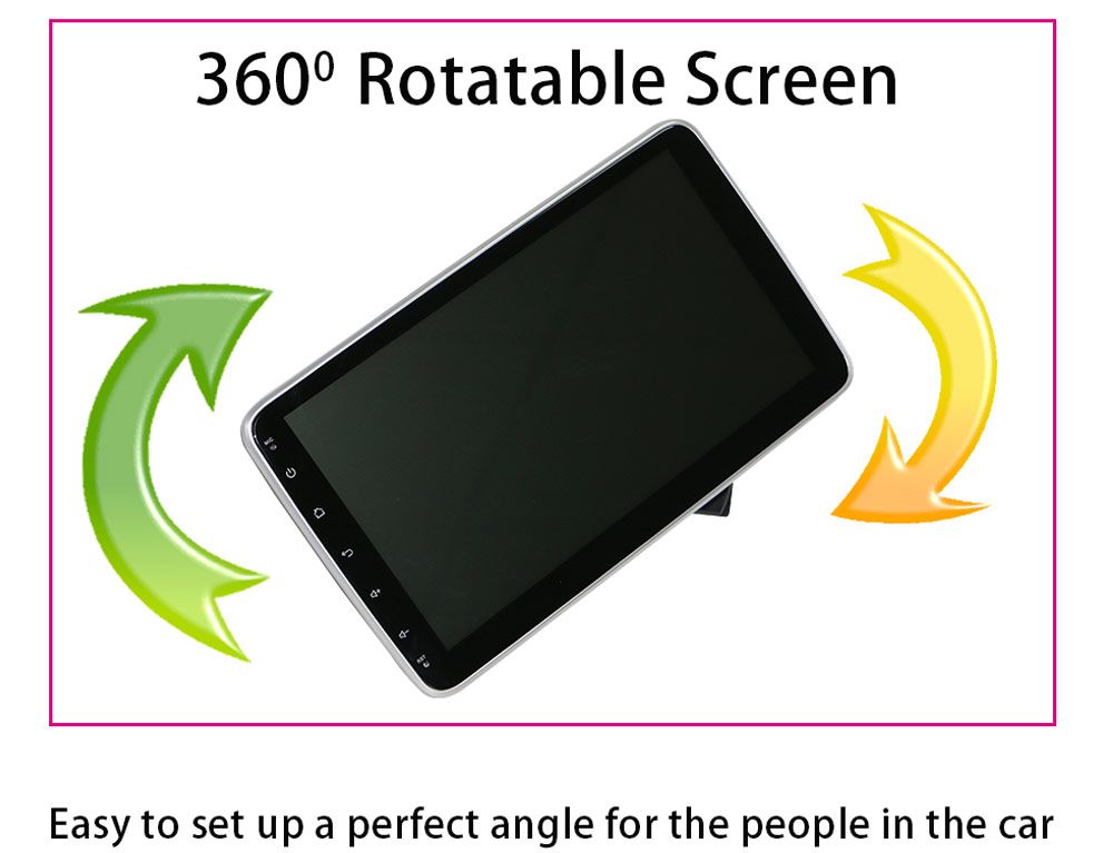 10.1inch 9inch Android 360 Degree Rotatable Screen Car Video Multimedia System with Carplay Auto