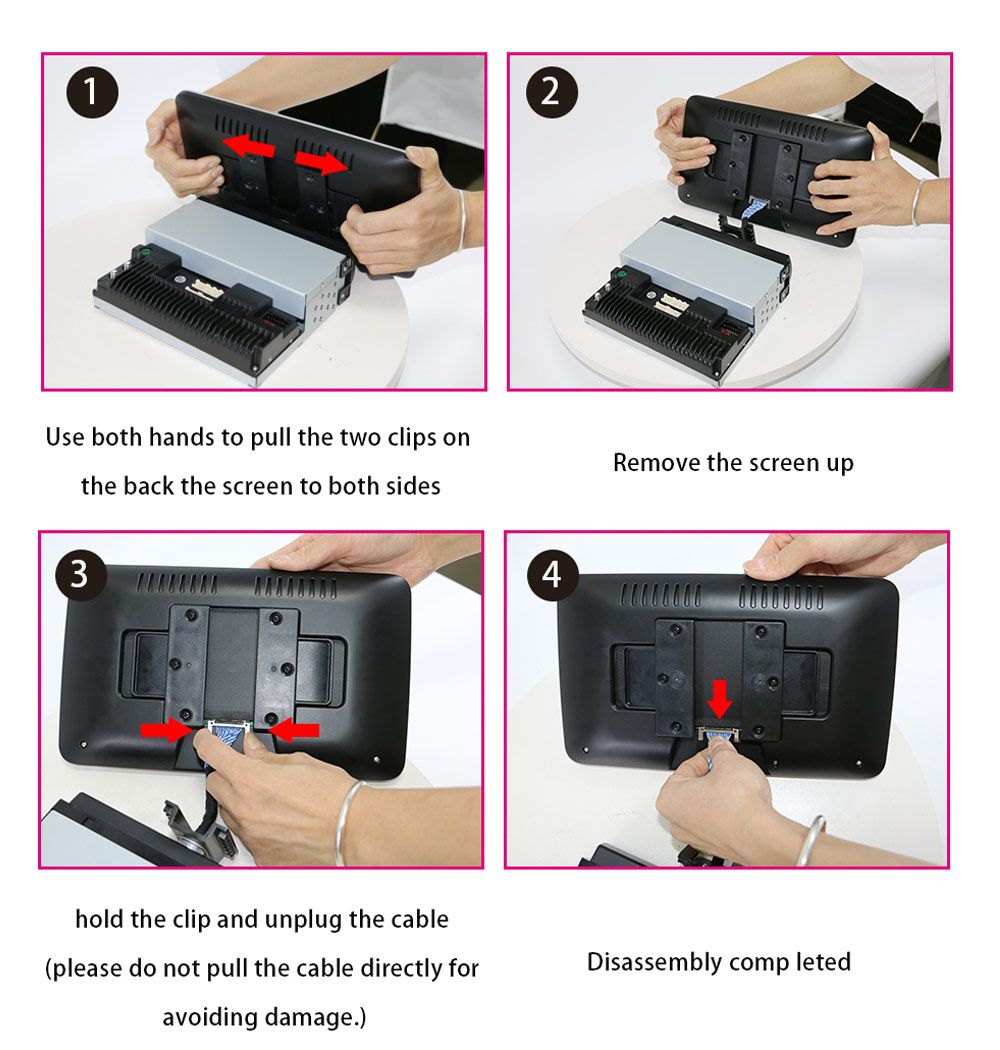 10.1inch 9inch Android 360 Degree Rotatable Screen Car Video Multimedia System with Carplay Auto