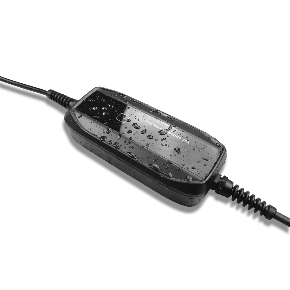 10A Type 2 Portable EV Mode 2 Charger for Electric Vehicle Charging Cable BS Plug