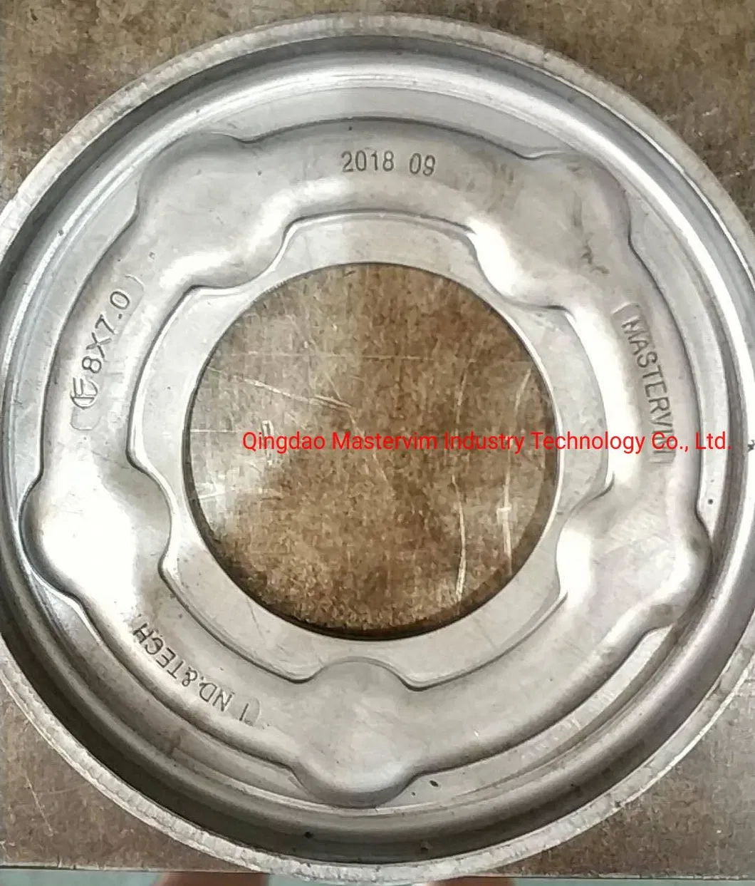 13X4.5 White Modular Steel Trailer Wheel with No Pinstripes, 5 Lug, 1660 Max Load