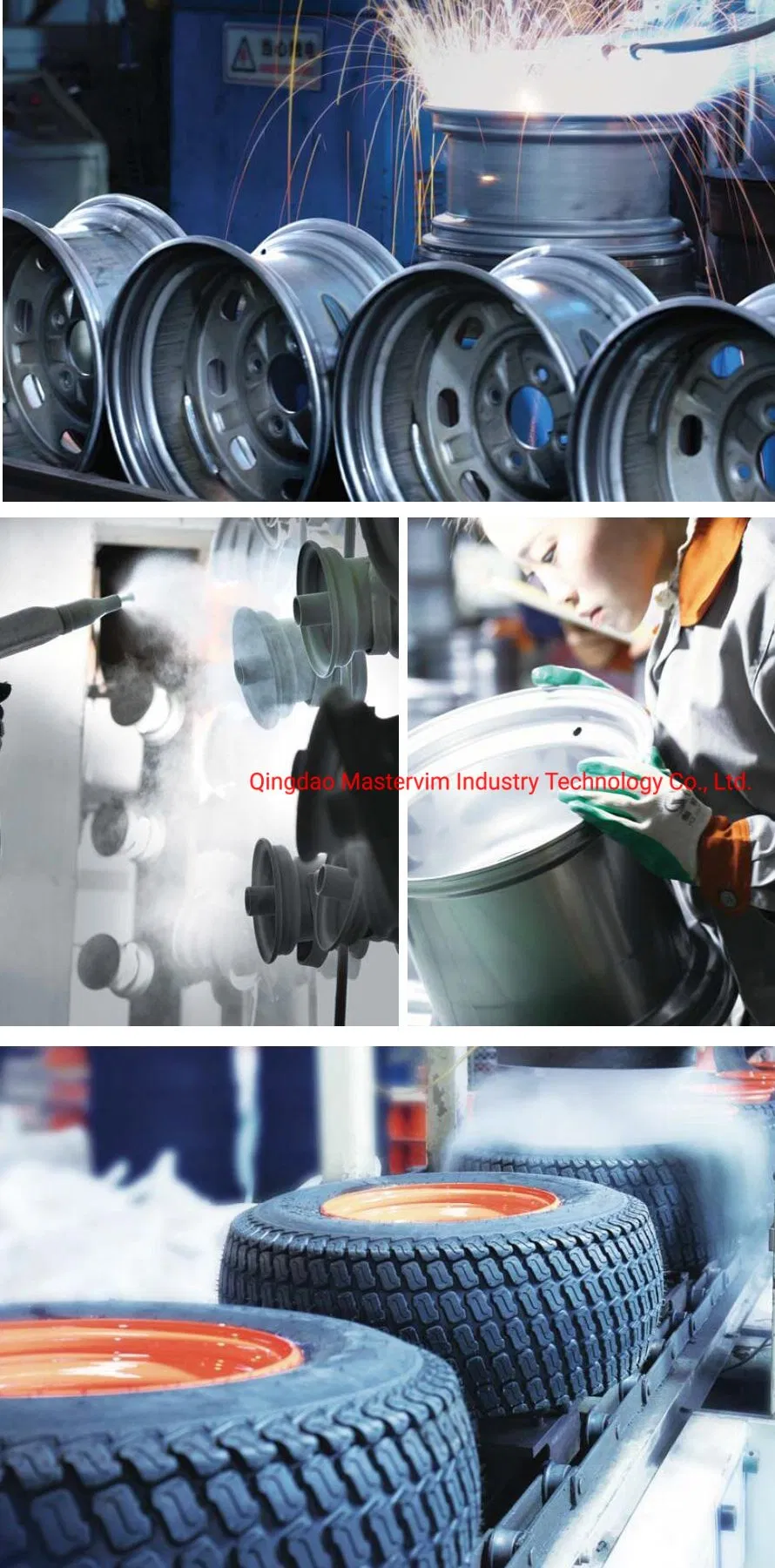 13X4.5 White Modular Steel Trailer Wheel with No Pinstripes, 5 Lug, 1660 Max Load