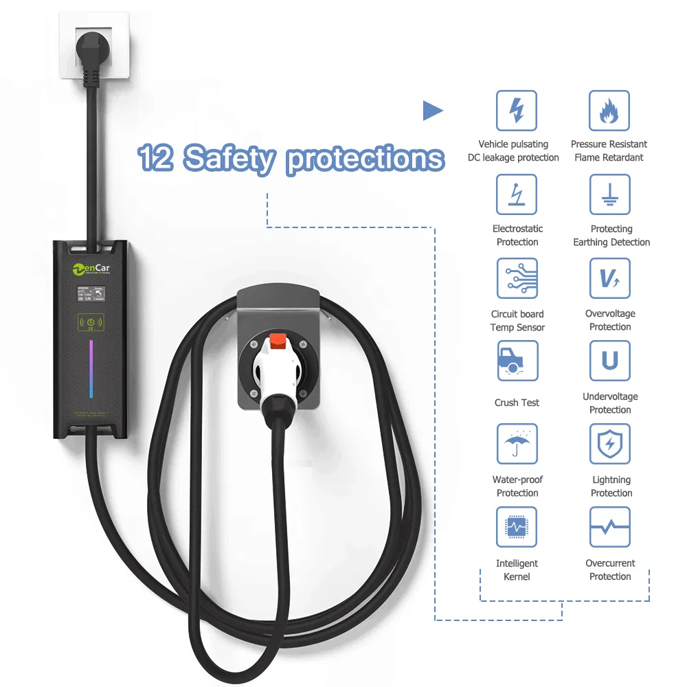 15A Evse Duosida Evse Charger EV Controler with Au Plug