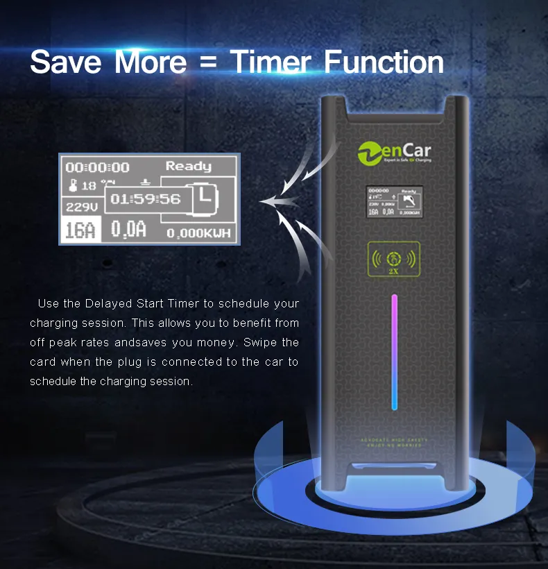 15A Evse Duosida Evse Charger EV Controler with Au Plug