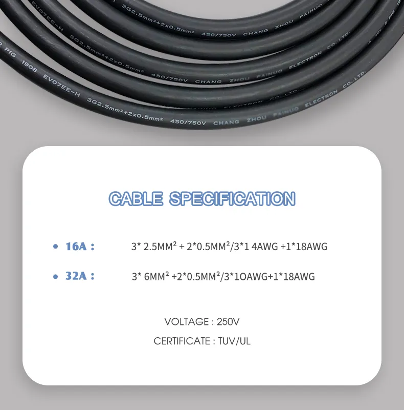 15A Evse Duosida Evse Charger EV Controler with Au Plug