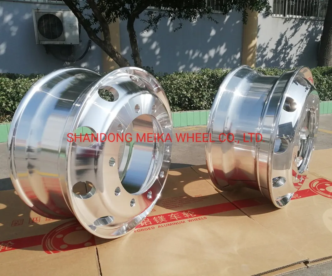 22.5inch Machined and Polished Alloy Truck Rims or Hubs