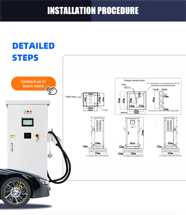 30kw DC CCS,CHAdeMO ev charger supply EVSE electric car charging
