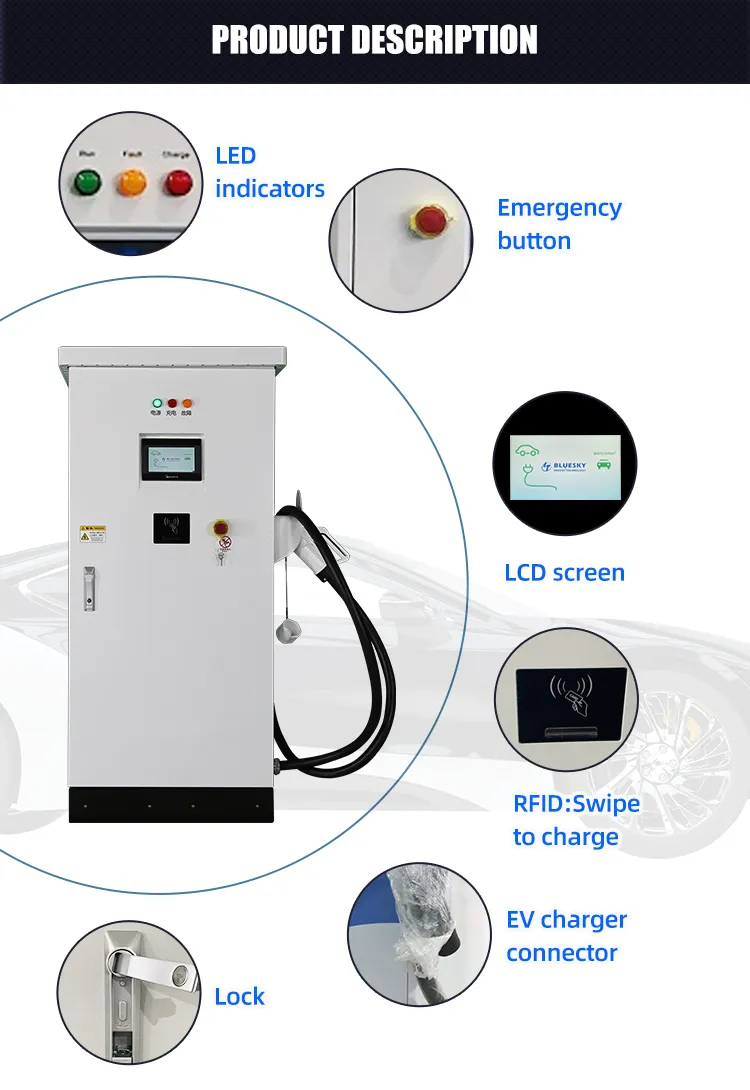 30kw DC GB/T ev charger supply Single connector EVSE electric car charging