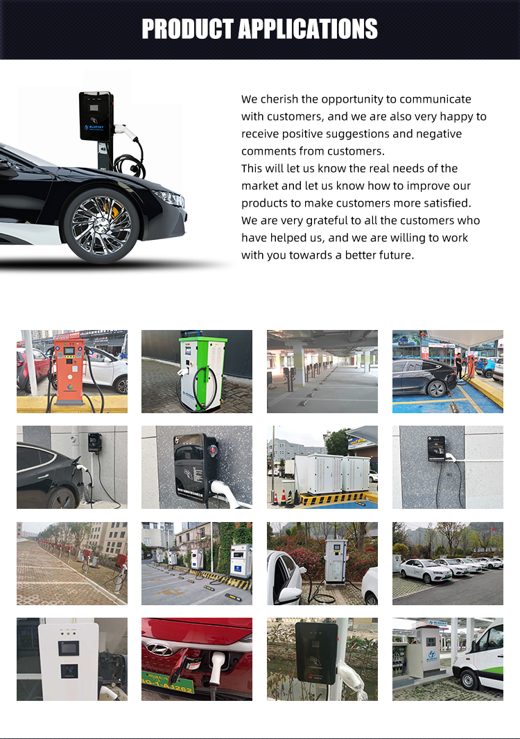 30kw DC GB/T ev charger supply Single connector EVSE electric car charging