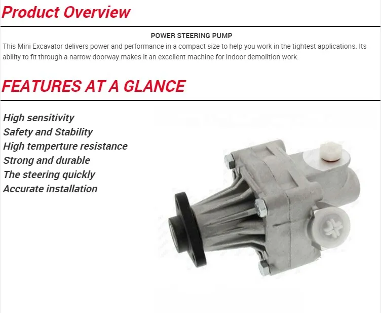 32411137083 32411134594 32411469276 32411134596 Power Steering Pump for BMW 5 Touring E34 Od 1991.11 Do