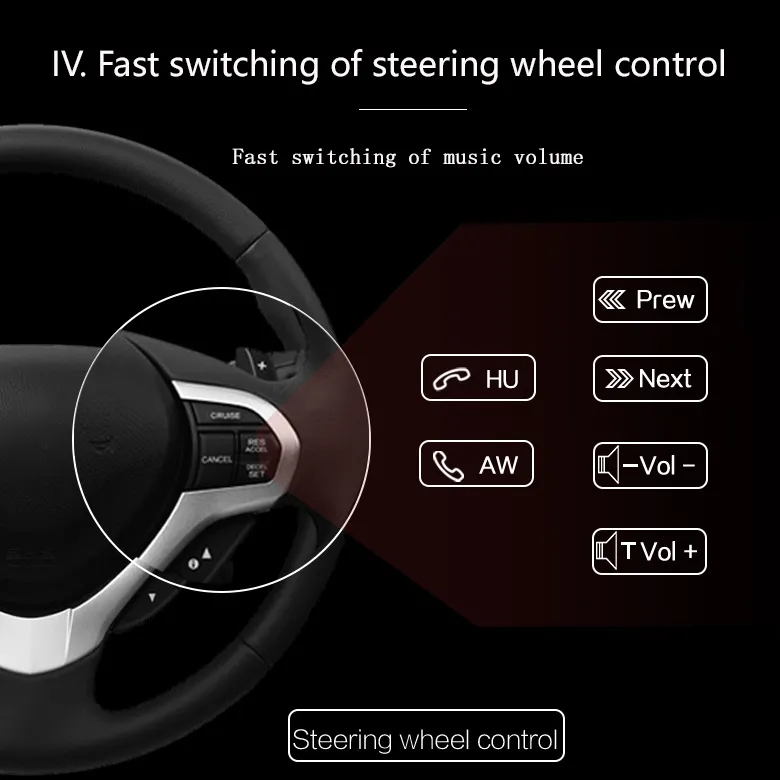 7-Inch Screen Android Multi-Function GPS Mirror Connection with Rear View Camera