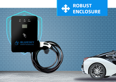 7kw AC EV Charger 2.4 Screen Wall Mounted Type 1 or Type 2 Electric Car Charger Adapter Charging System Evse J1772 Charger Home