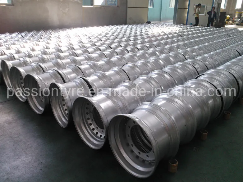 8.25*22.5 9.00X22.5 11.75X22.5 Steel Tire Wheel Rims for Truck Tyre 275/70r22.5 315/70r22.5 385/55r22.5