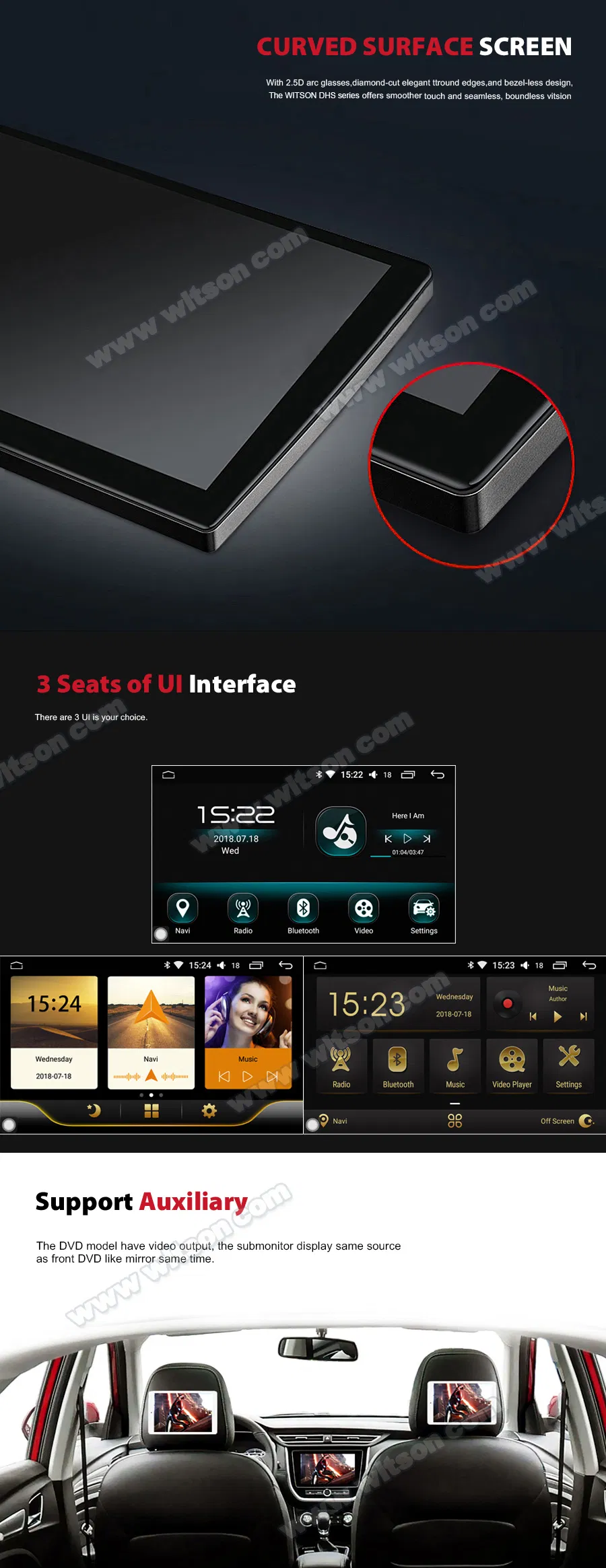 Android 11 Car Auto Radio GPS for Golf (MK5) (2003-2009) 4GB RAM 64GB Flash Big Screen in Car DVD Player