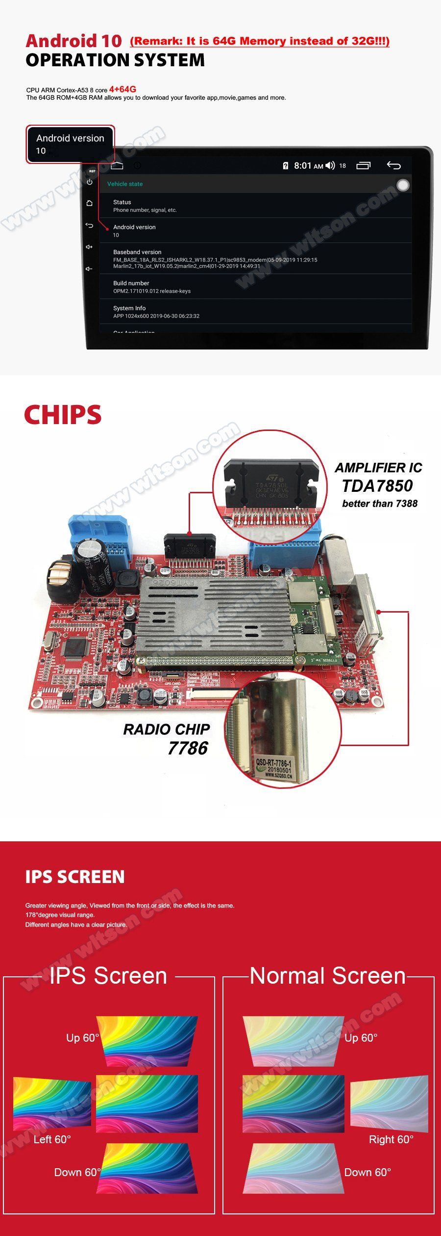 Android 11 Car Radio Android for Suzuki 2016-2018 Baleno 4GB RAM 64GB Flash Big Screen in Car DVD Player