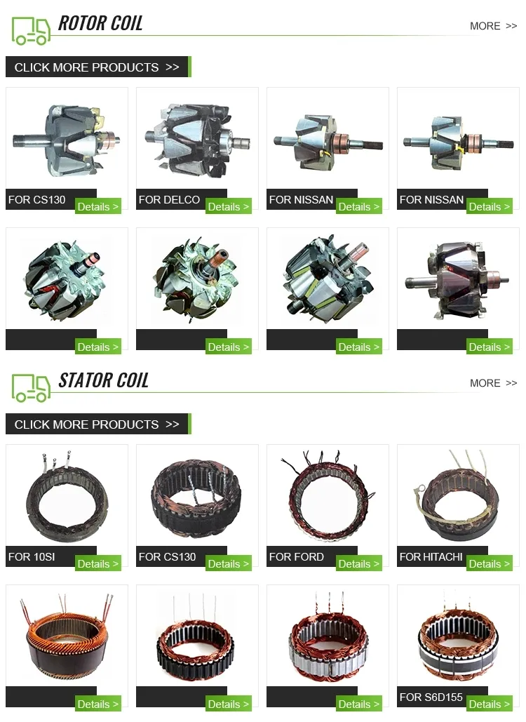 Auto Alternator for Komatsu S6d125 (600-821-6150 24V 40A)