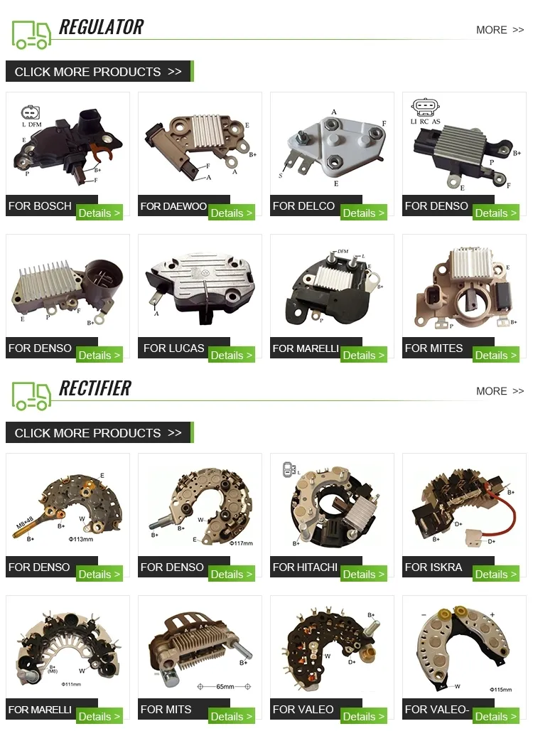 Auto Alternator for Komatsu S6d125 (600-821-6150 24V 40A)