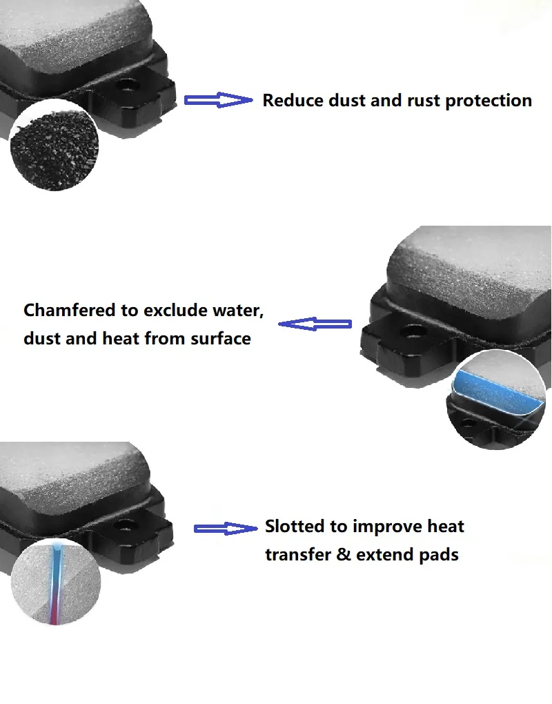 Brake Pads Discs D1035 for Chevrolet Aveo