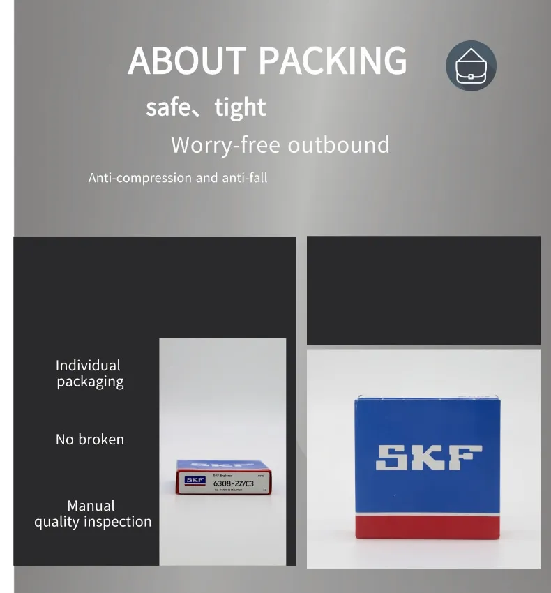 Car Accessories Factory Hot Sale SKF Bearing N202 N203 N204 N205 High Speed Bearings Cylindrical Roller Bearings