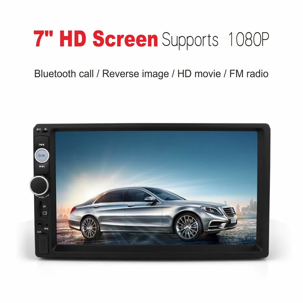 Car Dynamic Modern Player Sunplus System HD1080p Touch Screen 7 Inch Car Radio MP5 with Mirror Link