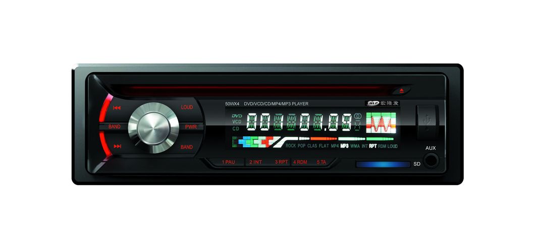 Car Stereo One DIN DVD Player Car Radio MP3 Player with Bluetooth