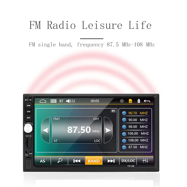 Car Stereo Radio 7′′ TFT Capacitance Touch Screen Car MP5 Player