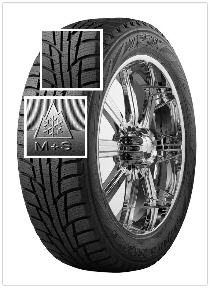 Car Tyres 17 Inch Zeta Brand Antarctica 6 PCR Winter Tires 245/65r17 215/60r17 235/55r17 255/55r18