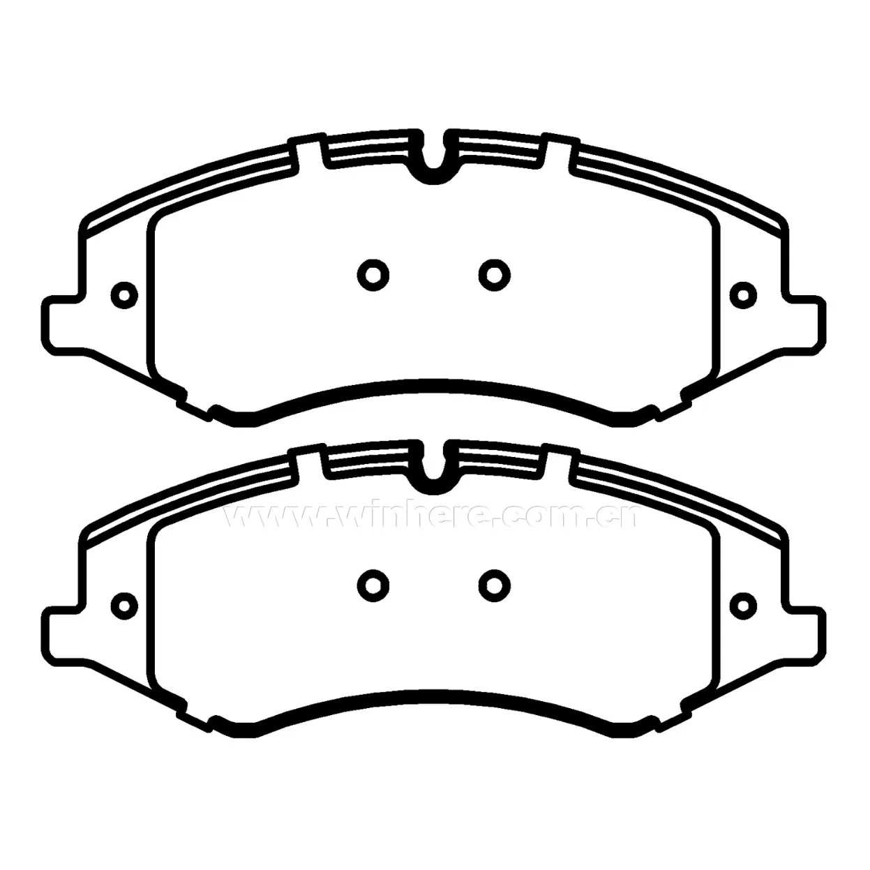 Ceramic Front Brake Pad for LAND ROVER Auto Spare Parts ECE R90