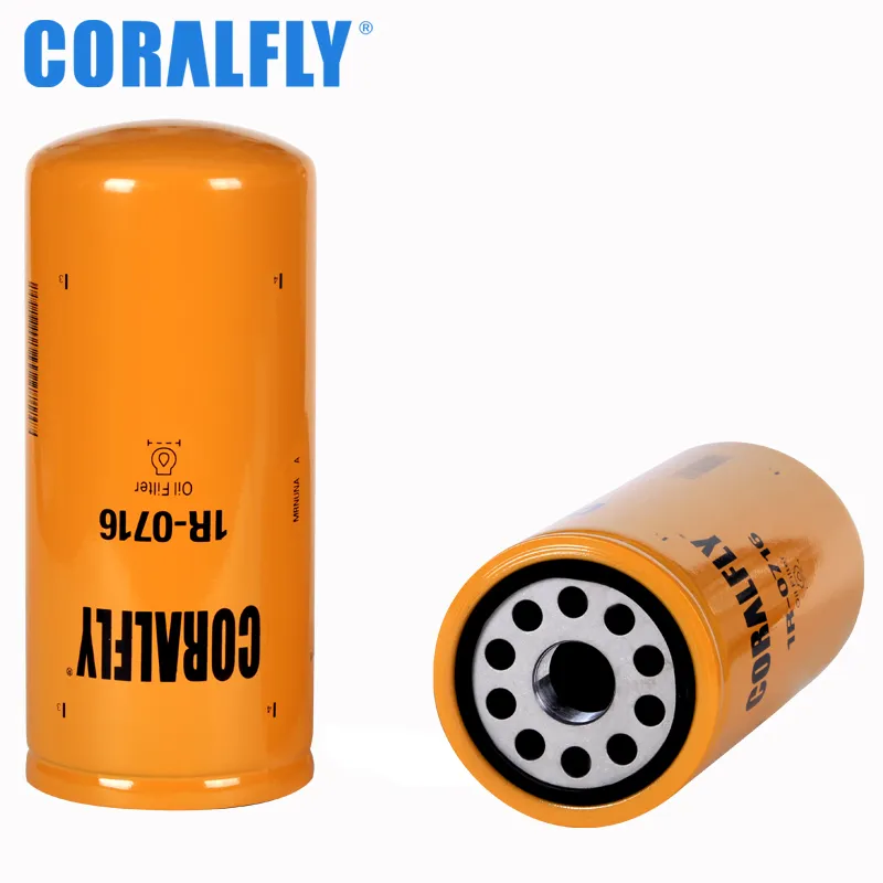 Coralfly Engines Oil Filter 1r-0716 134430-21 30091461-11400 30640-50300 34462-00300 4n-0326 4n-0313 8n-9586/1r-0713 1r-0730 9m-9740 for Caterpillar Filter