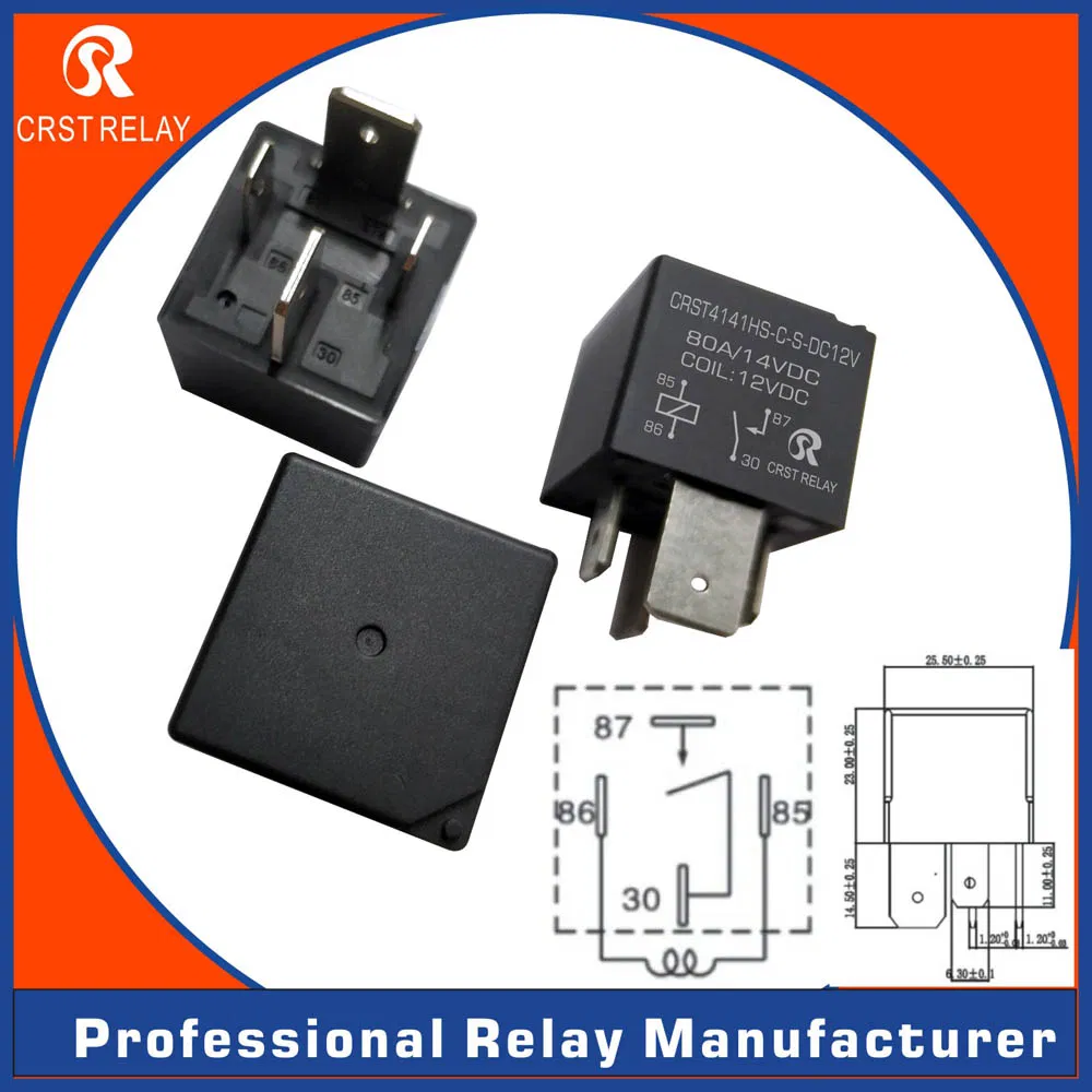 Crst4141HS-a-S-DC24V Rele Cars 12V Auto Relay Jd2912 24V80A Hfv7/012