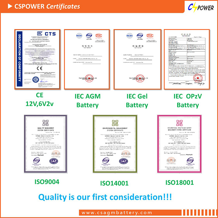 Cspower 12V105ah on Automobiles Car Truck Boat Car Battery