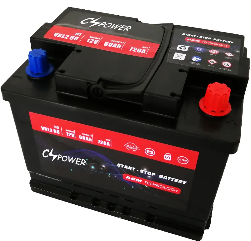Cspower 12V60ah Start Stop AGM Car Battery Maintenance Free Battery