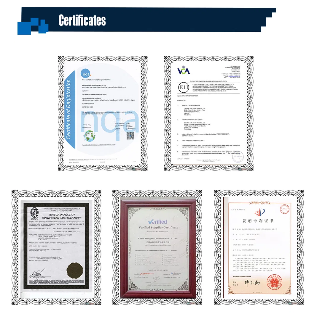 D1354 Rear Brake Pads High Quality Semi Metallic Brake Pads Auto Brake System Brake Pad for Toyota Corolla Brake Pad