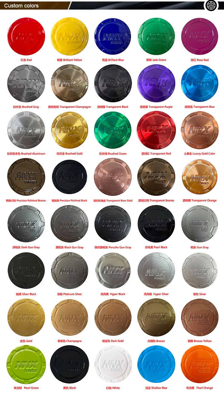 Deep Concave 20X8.5 18 19 20 21 22 23 24inch Forged Wheel 5*114.3