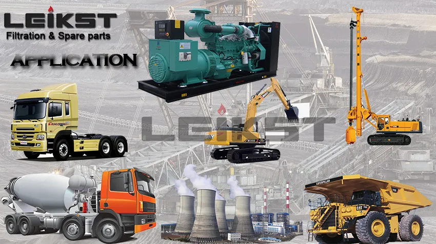 Excavator Diesel Engine Filters 600-311-3111 Fs19701 P559122 337-5270 Sev551f/4 6736-51-5142