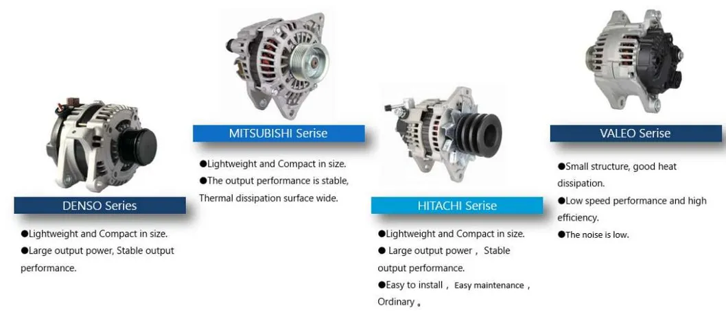 Factory Wholesale Nissan Alternator 24V 50A OEM 0211-102-0012 0211-102-4310