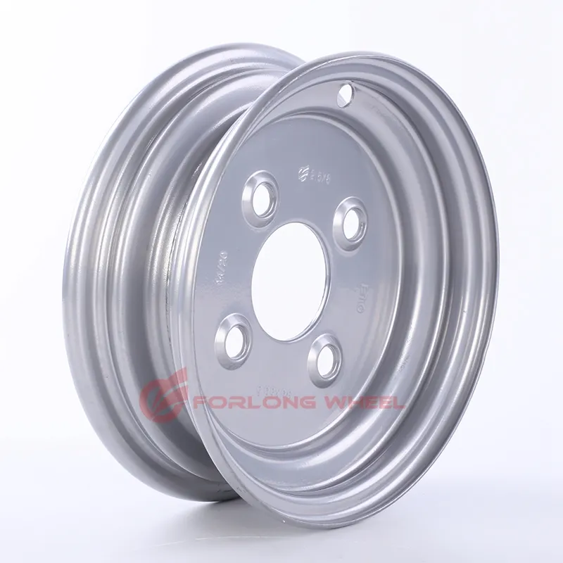 Forlong ATV Trailer Wheel Rim 8inch X 3.75 4stub on 100mm for 16X6.5-8 Tire for Sale