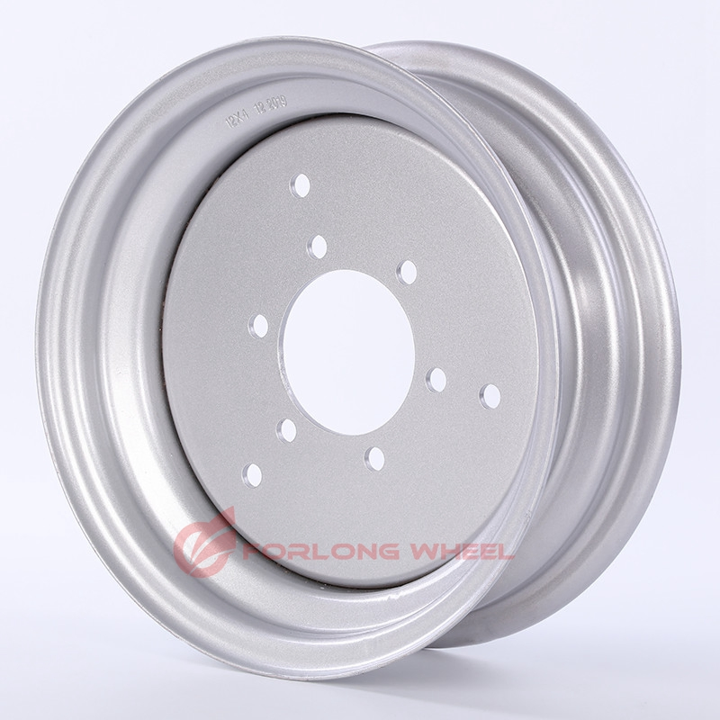 Forlong Steel Rim 3.75X8 4 Hole 100mm Fitting Tire 4.80-8 for Log Splitter Machine Use