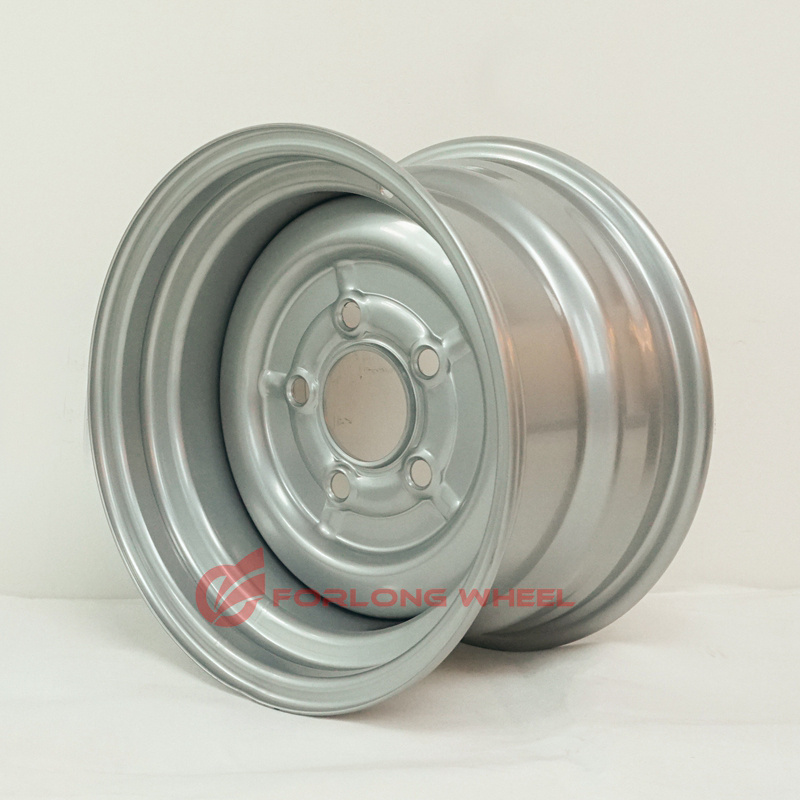 Forlong Wheel Rim 7.00X8 4lug on 98mm Tire 18X8.5-8 for Heavy Duty Dump ATV/UTV/Lawn Trailer Use