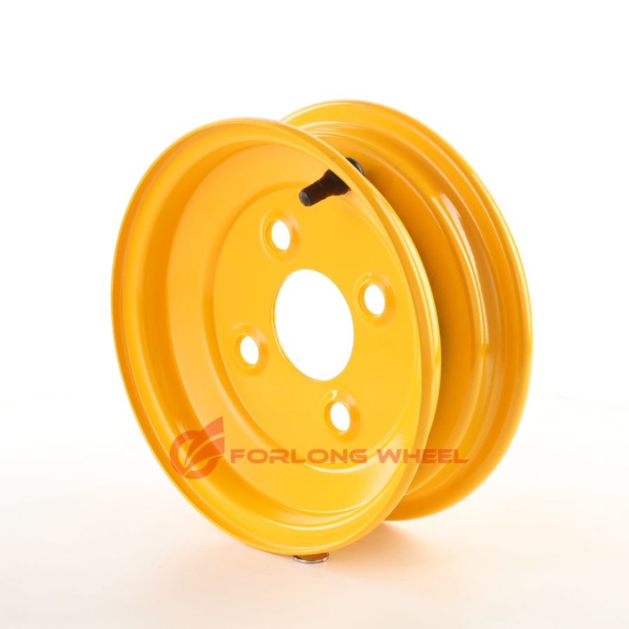 Forlong Wheel Rim 7.00X8 4lug on 98mm Tire 18X8.5-8 for Heavy Duty Dump ATV/UTV/Lawn Trailer Use