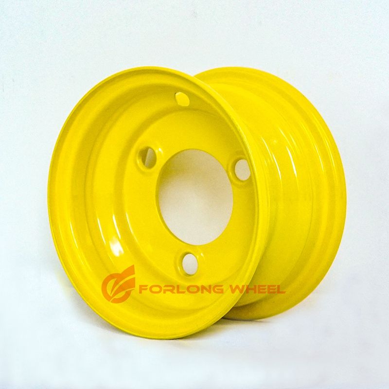 Forlong Wheel Rim 7.00X8 4lug on 98mm Tire 18X8.5-8 for Heavy Duty Dump ATV/UTV/Lawn Trailer Use