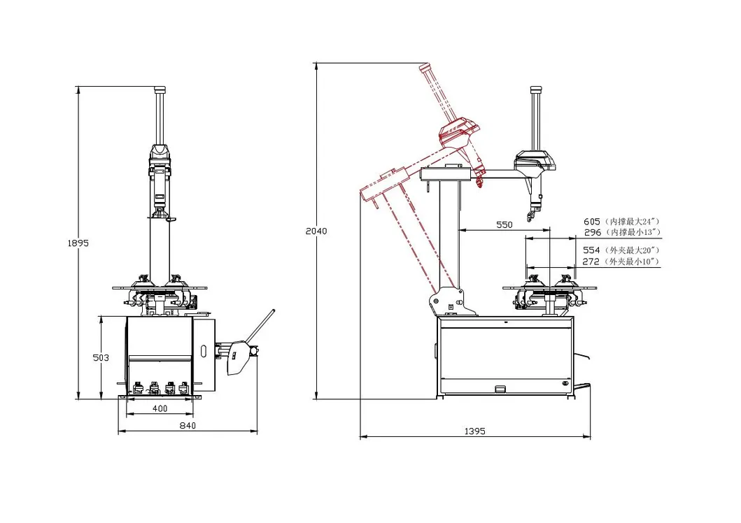 Good Sale Hofmann Tire Changer