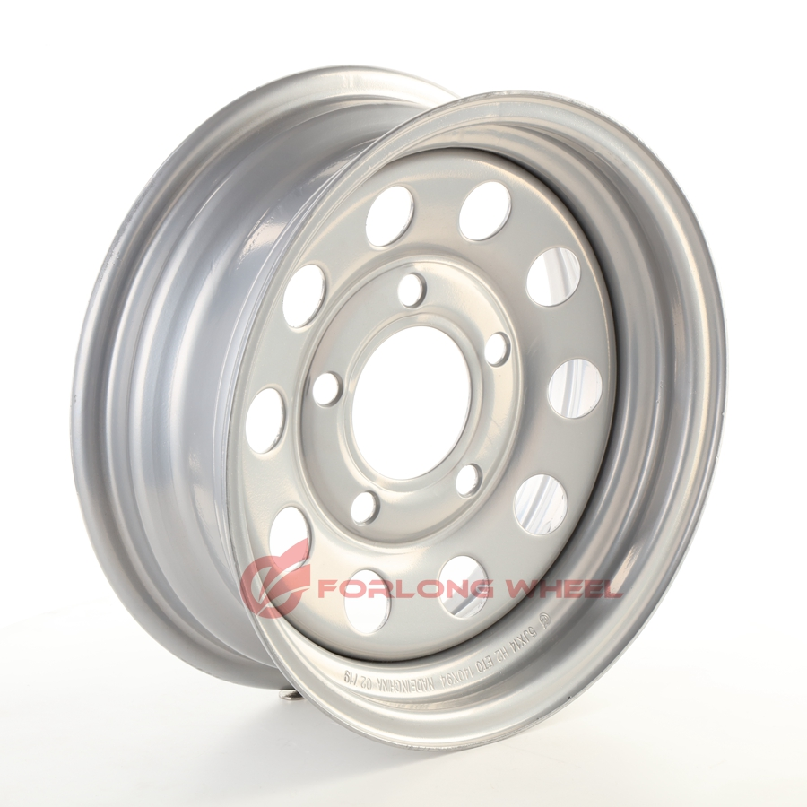 High Quality 185r14 Tire 14inch 5.5j Trailer Steel Rim for Boat and Horse Trailer Use