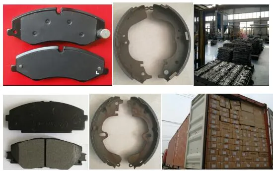 High Quality Auto Spare Parts Disc Brake Pad Semi Metal for Nissan D1035 Non-Asbestos