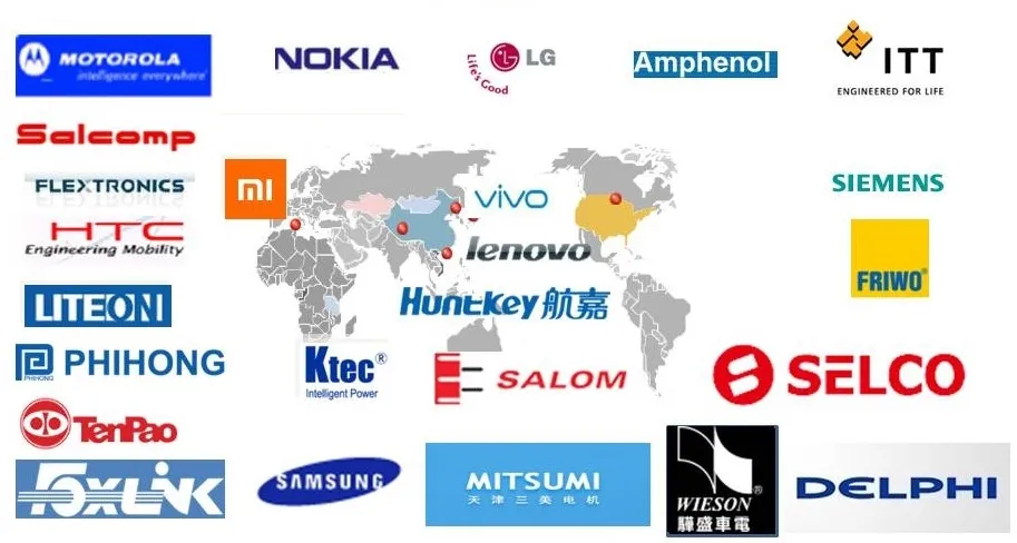 Injection Parts Mould Automotive Engine Parts Cable Connector Plastic Products