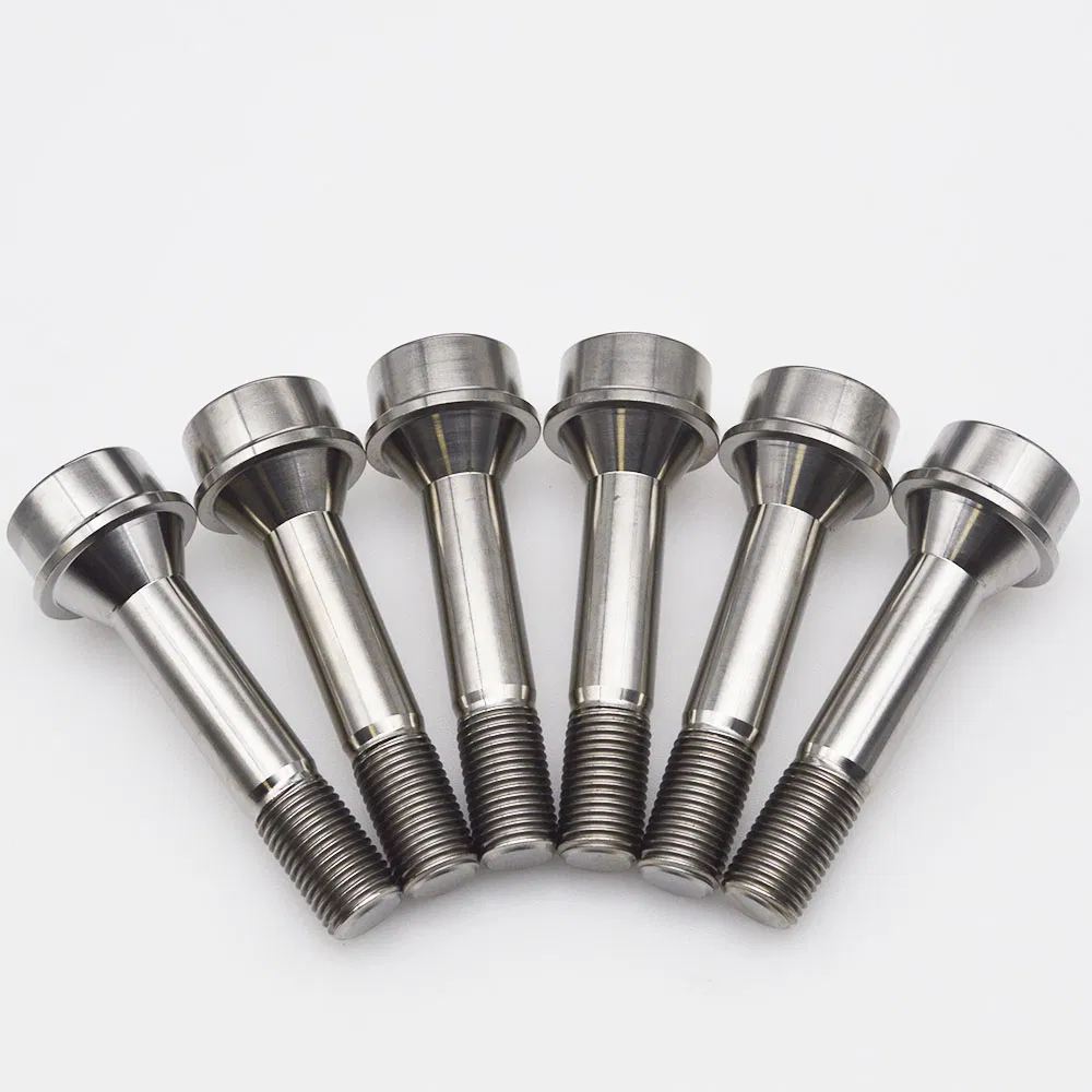 Jntitanti High Performance Ball Seat Gr. 5 Ti-6al-4V Wheel Lug Bolts for VW, Audi European Cars M14*1.5*30mm