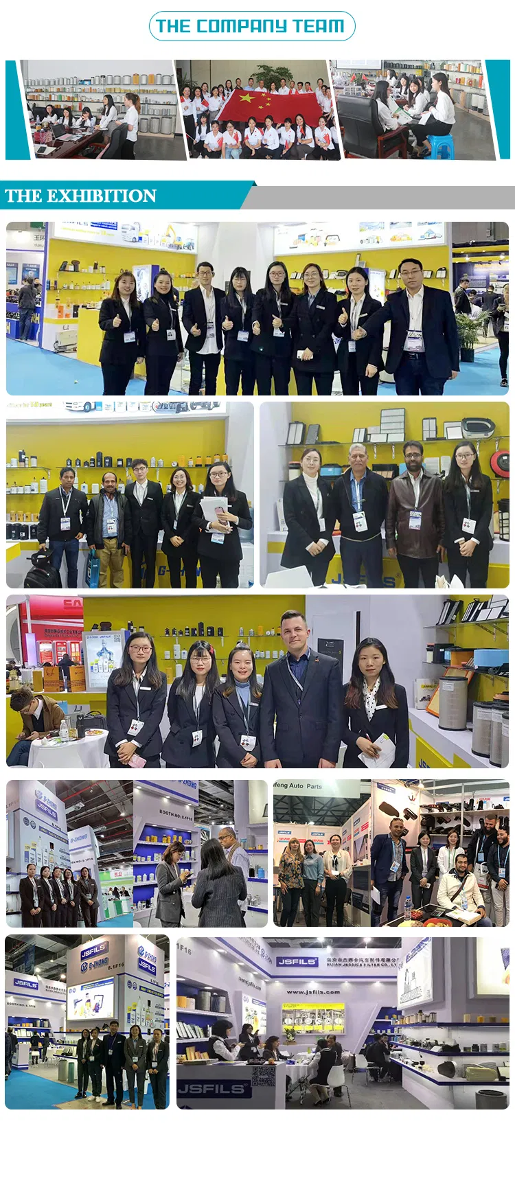 Jsfils Cabin Filter Use for Hyundai Excavator 11fq-93740 11m9-90370 11n6-90340