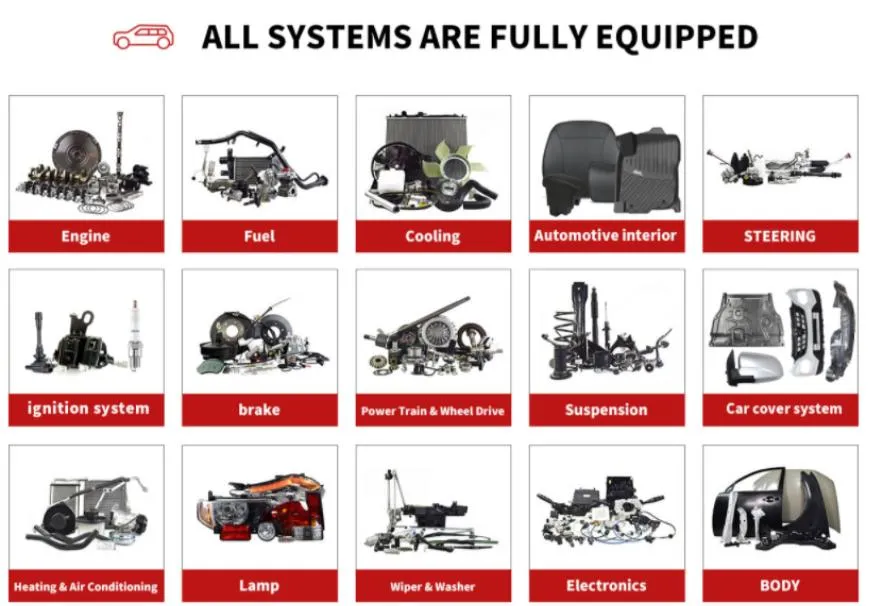 KIA Pride CV Joint Suspension Parts Cremalleras Hydraulic Steering High Quality Engine Gear
