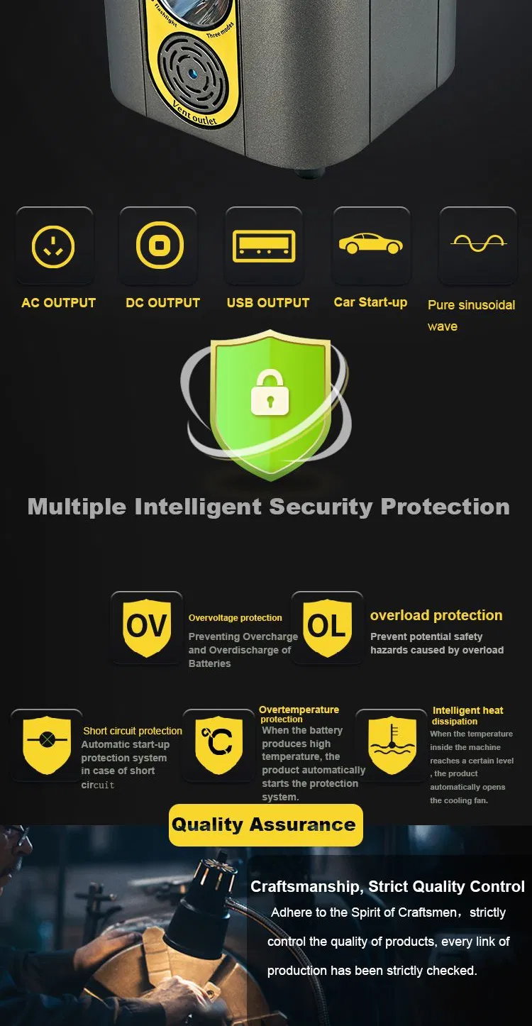 KSUN Multifunction Mobile Energy Storage Power Supply and Car Starter