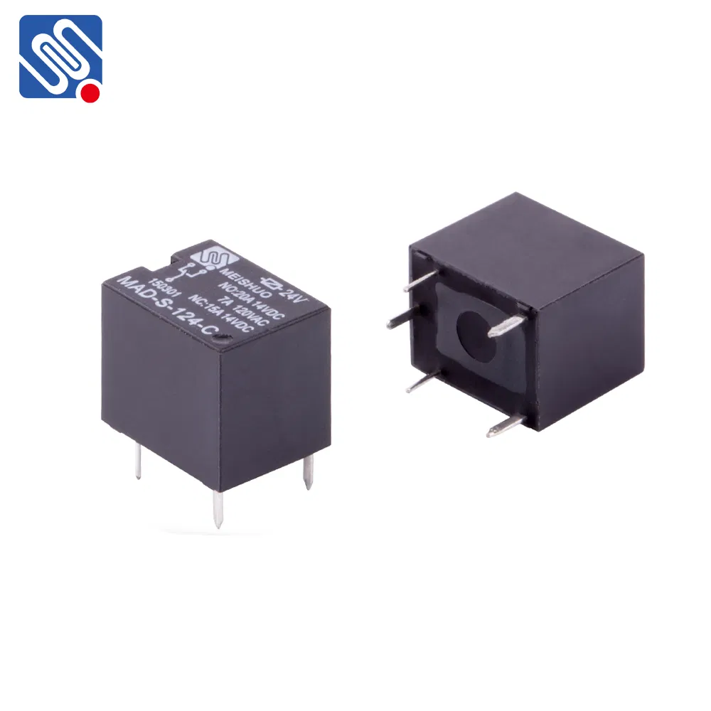 Mad 12 Volt Mini Auto Electric Spst 4pin 5 Pin Nc 12V 20A 14VDC 7A PCB Automotive Relay for Car Light
